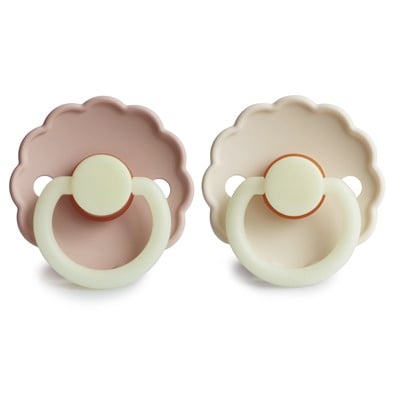 FRIGG Daisy İkili Kauçuk Emzik - Blush Night / Cream Night