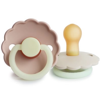 FRIGG Daisy İkili Kauçuk Emzik - Blush Night / Cream Night
