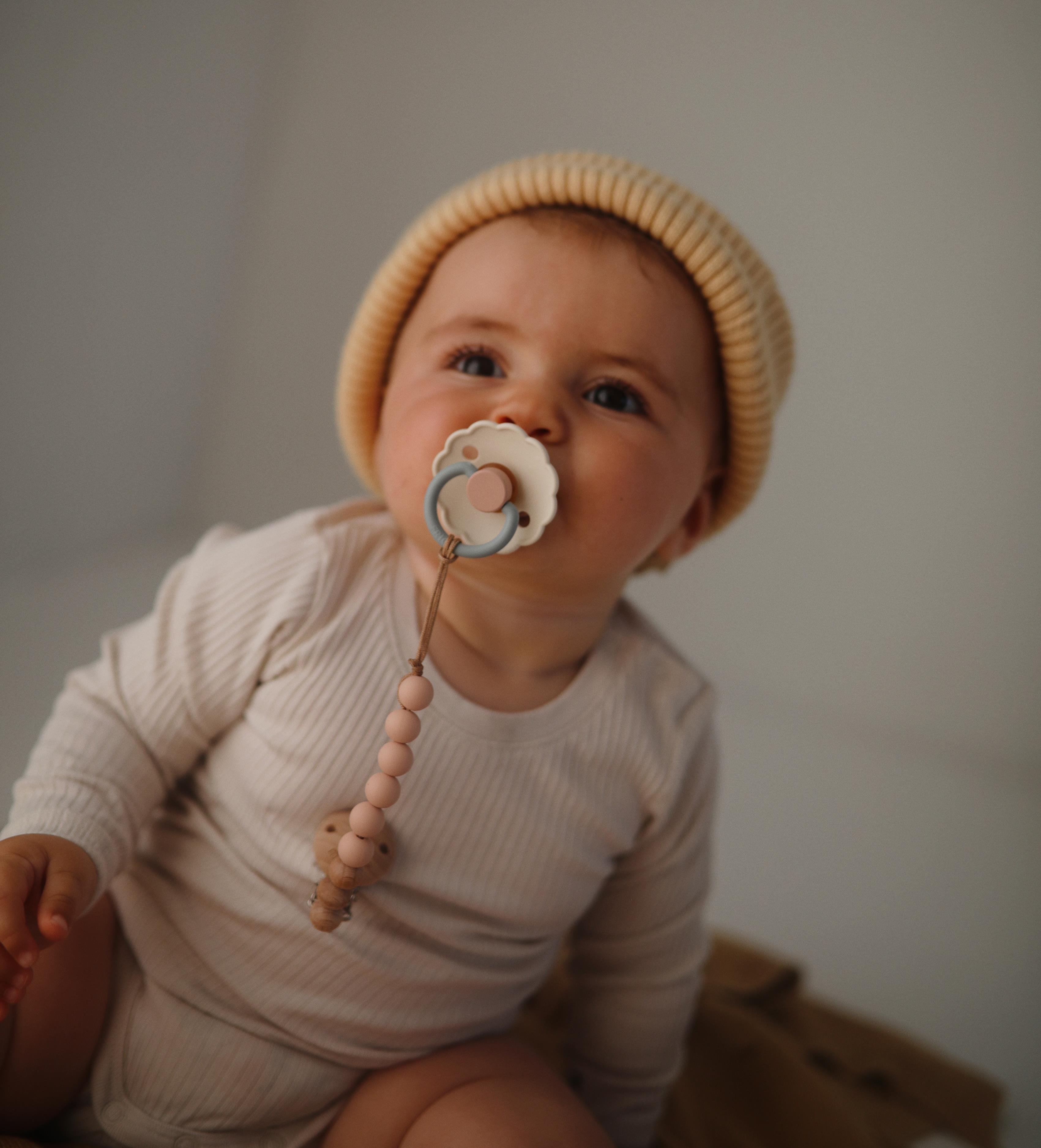 FRIGG Daisy İkili Kauçuk Emzik - Cotton Candy / Blush 6-18 Ay