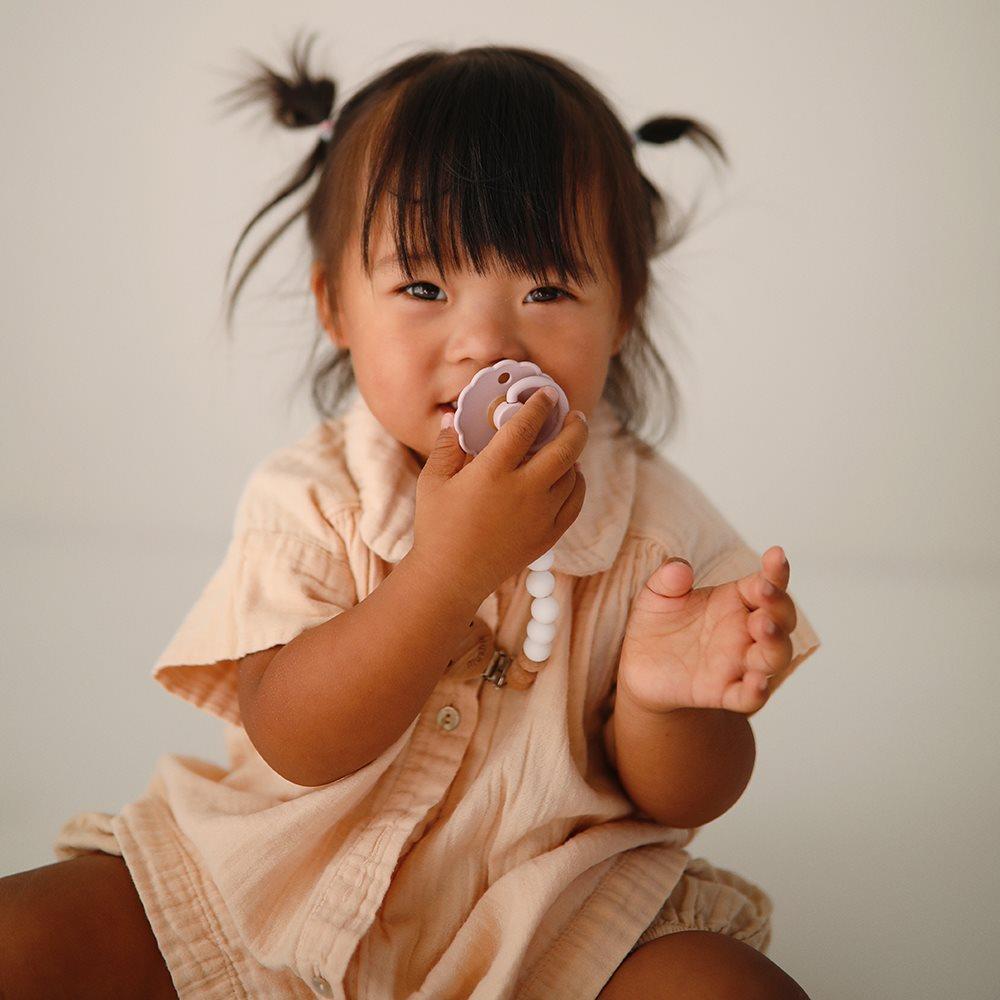 FRIGG Daisy İkili Kauçuk Emzik - Soft Lilac/Fuchsia