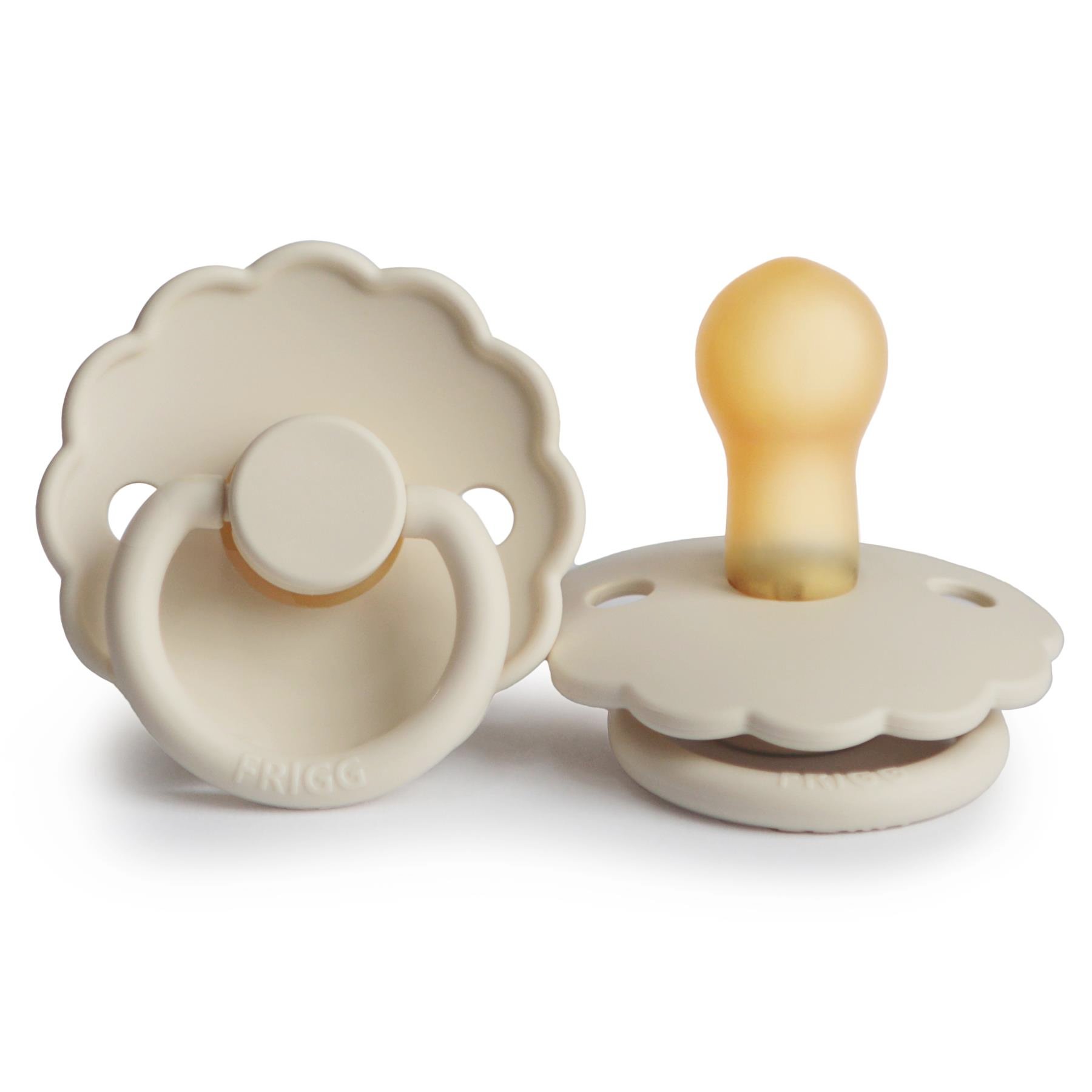 FRIGG Daisy Kauçuk Emzik - Cream 0-6 Ay