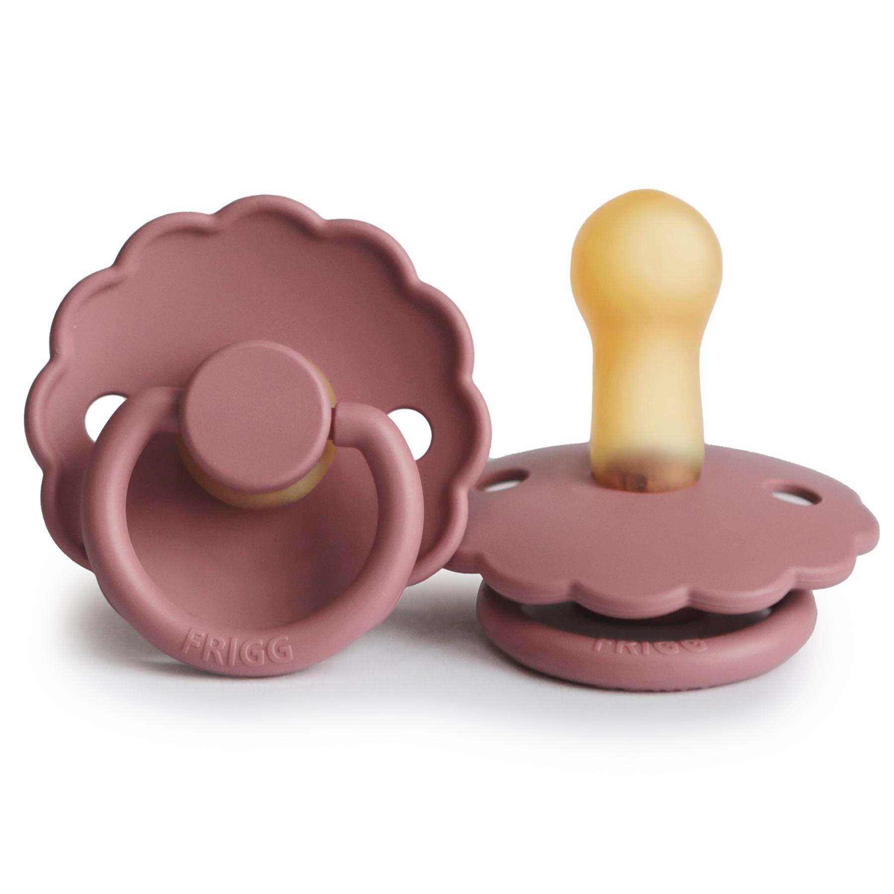 FRIGG Daisy Kauçuk Emzik - Dusty Rose 6-18 Ay
