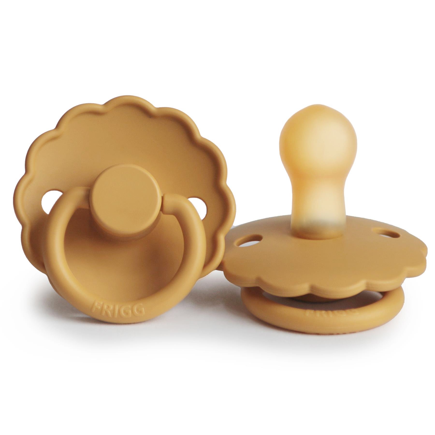 FRIGG Daisy Kauçuk Emzik - Honey Gold 0-6 Ay
