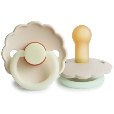 FRIGG Daisy Kauçuk Emzik - Karanlıkta Parlayan - Cream Night
