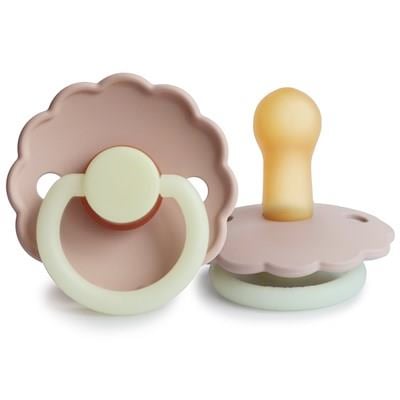 FRIGG Daisy Kauçuk Emzik - Karanlıkta Parlayan - Blush Night