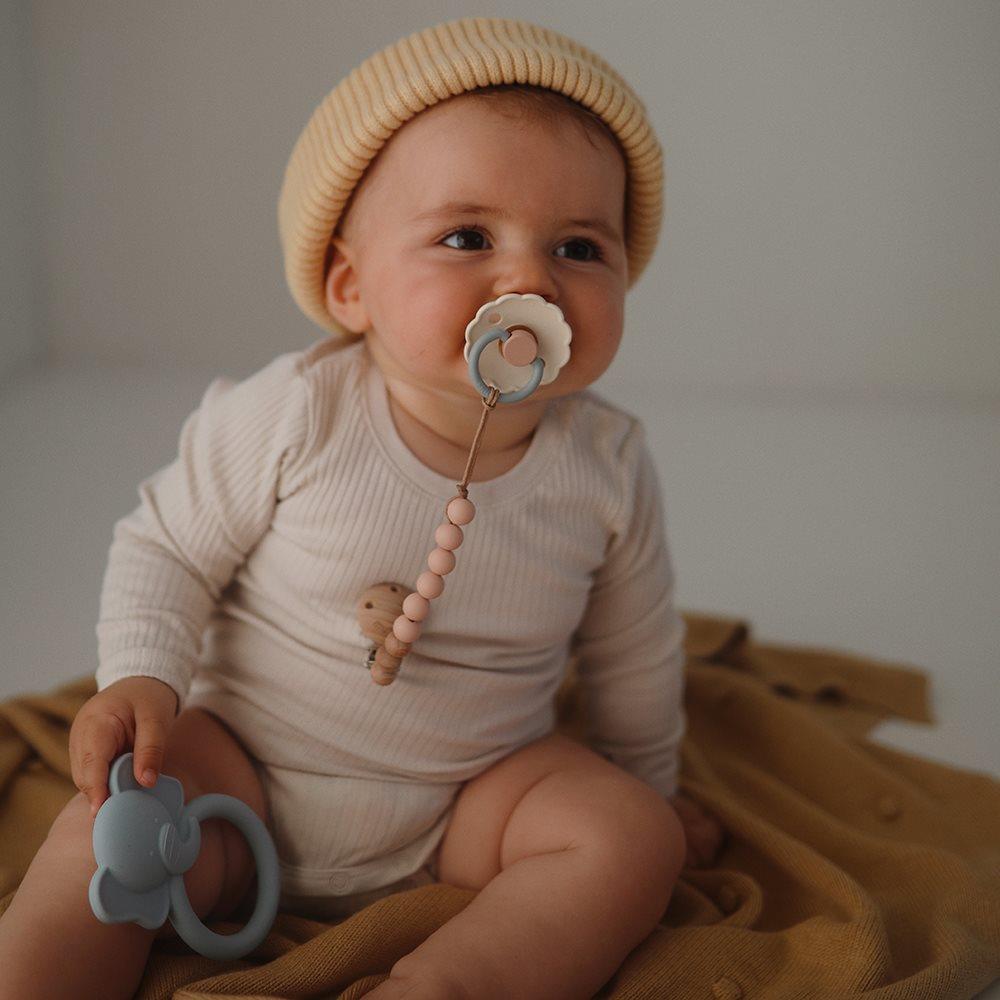 FRIGG Daisy Silikon Emzik - Cotton Candy 0-6 Ay