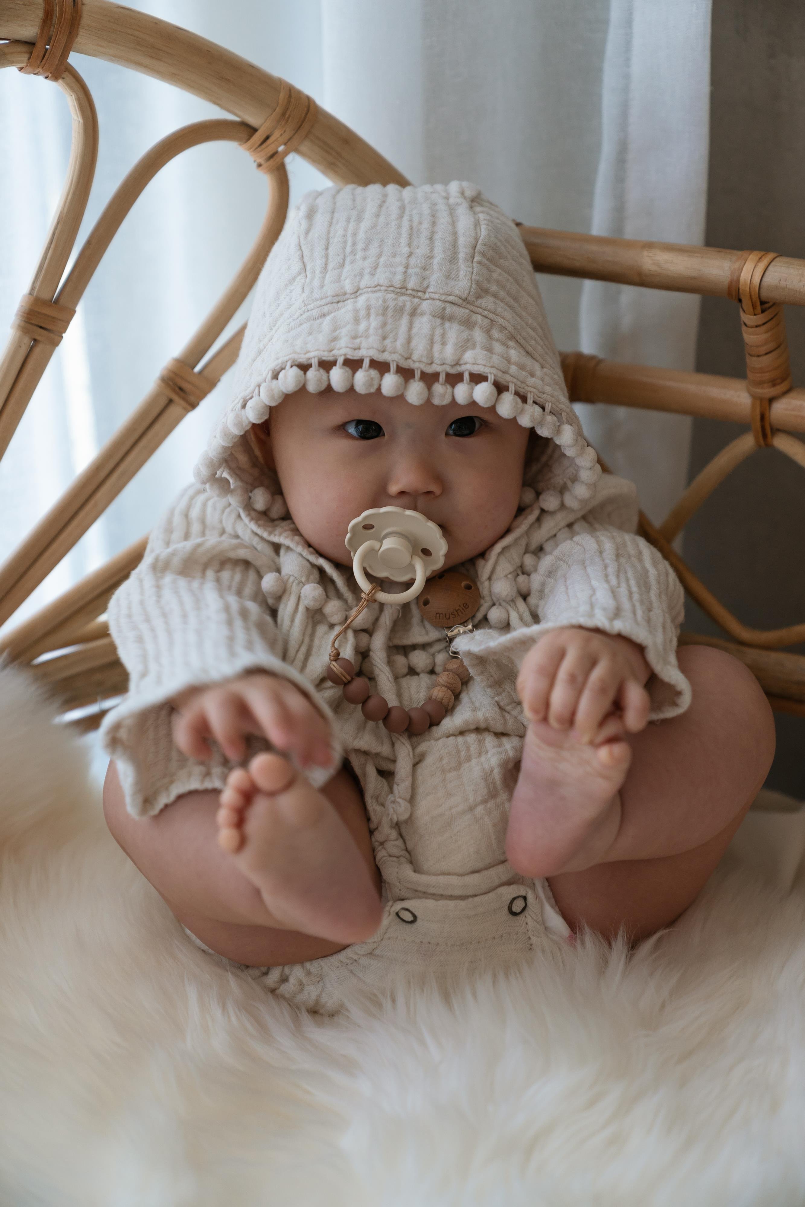 FRIGG Daisy Silikon Emzik - Cream 0-6 Ay