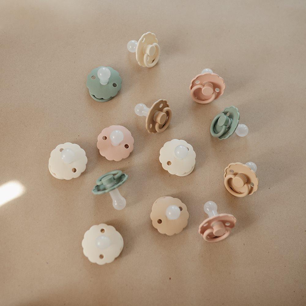 FRIGG Daisy Silikon Emzik - Cream 6-18 Ay