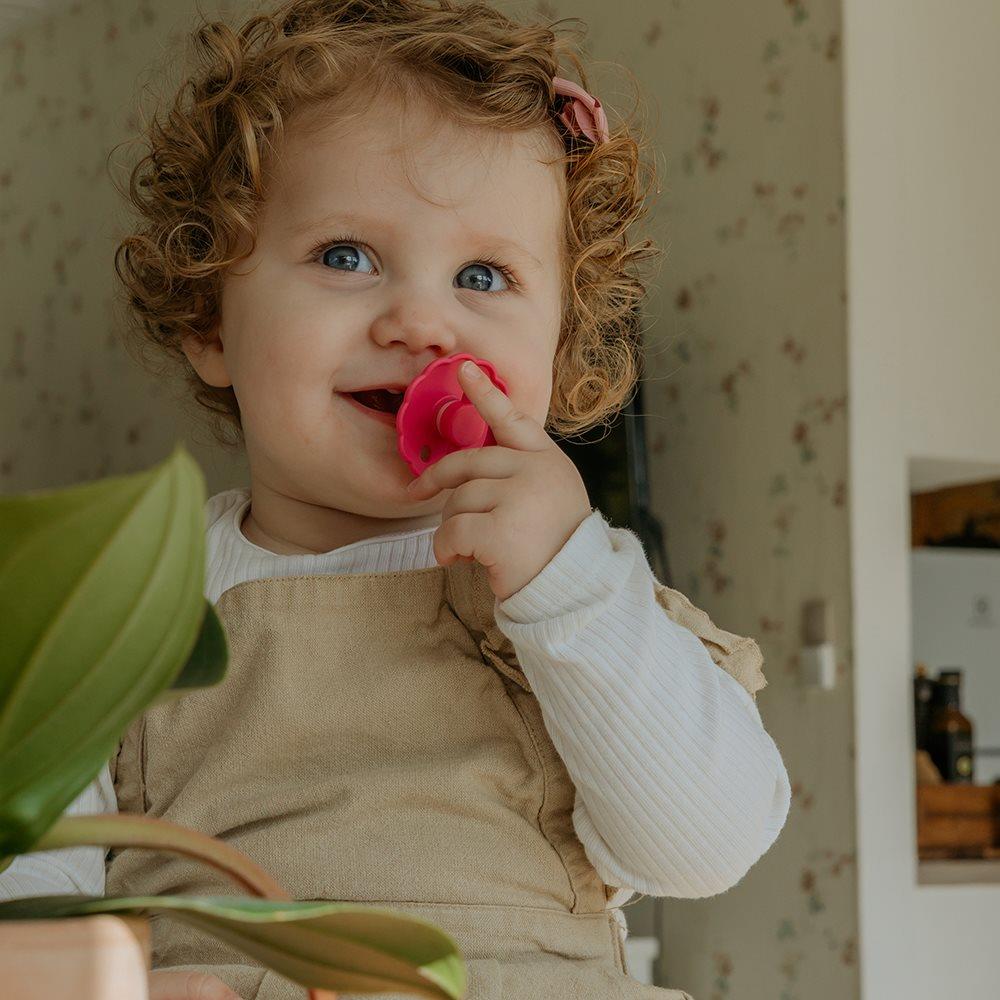 FRIGG Daisy Silikon Emzik - Fuchsia 6-18 Ay