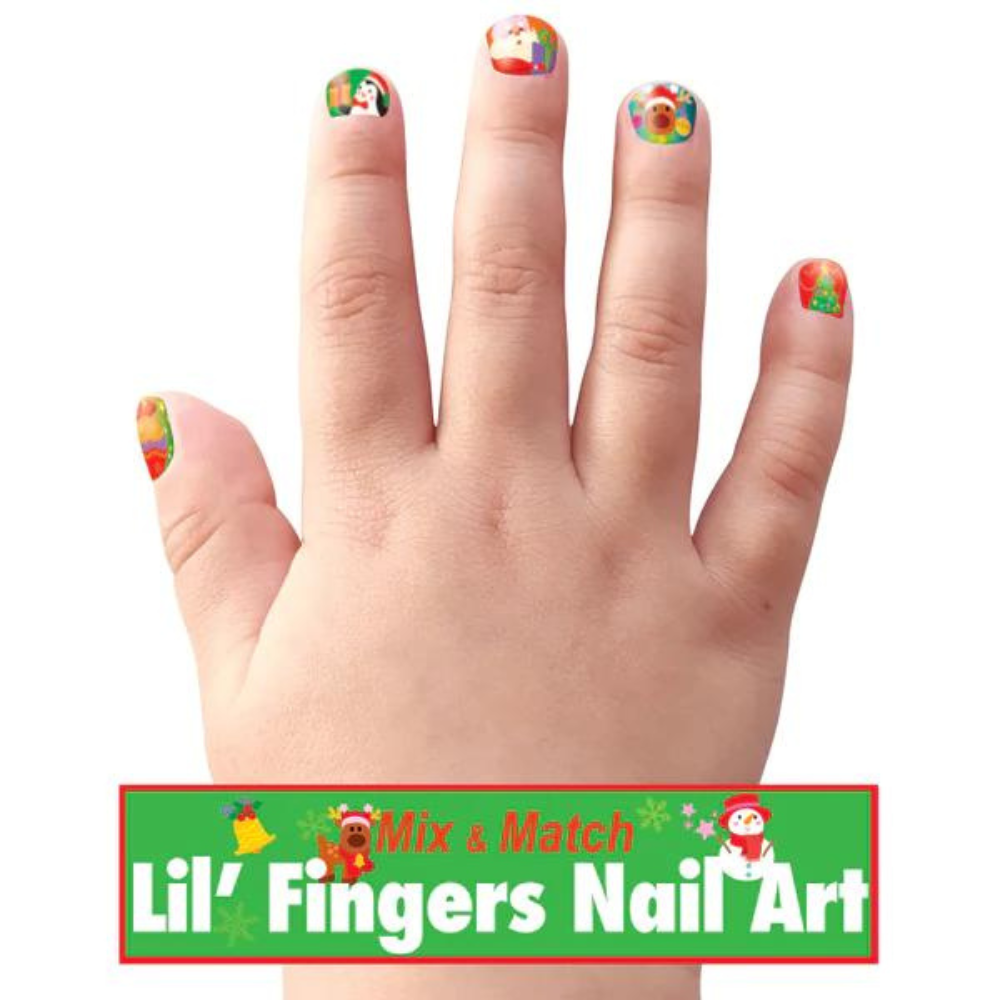 Girl Nation - Desenli Tırnak Çıkartmaları- Holly Jolly