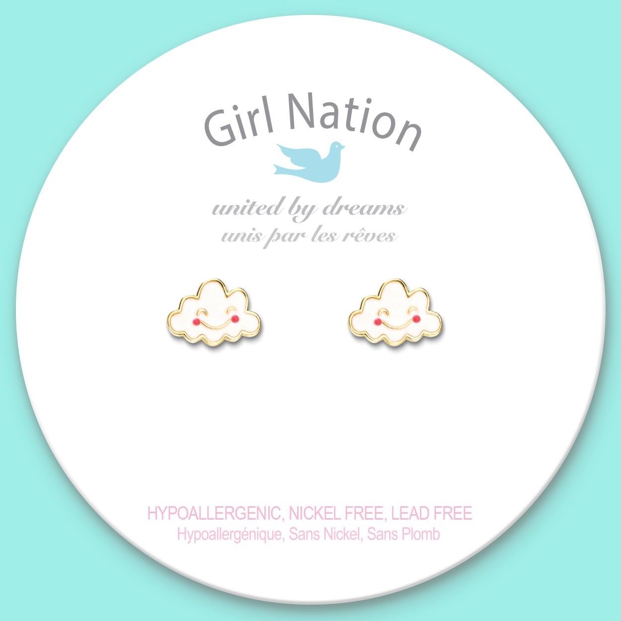 Girl Nation - Küpe - Happy Cloud