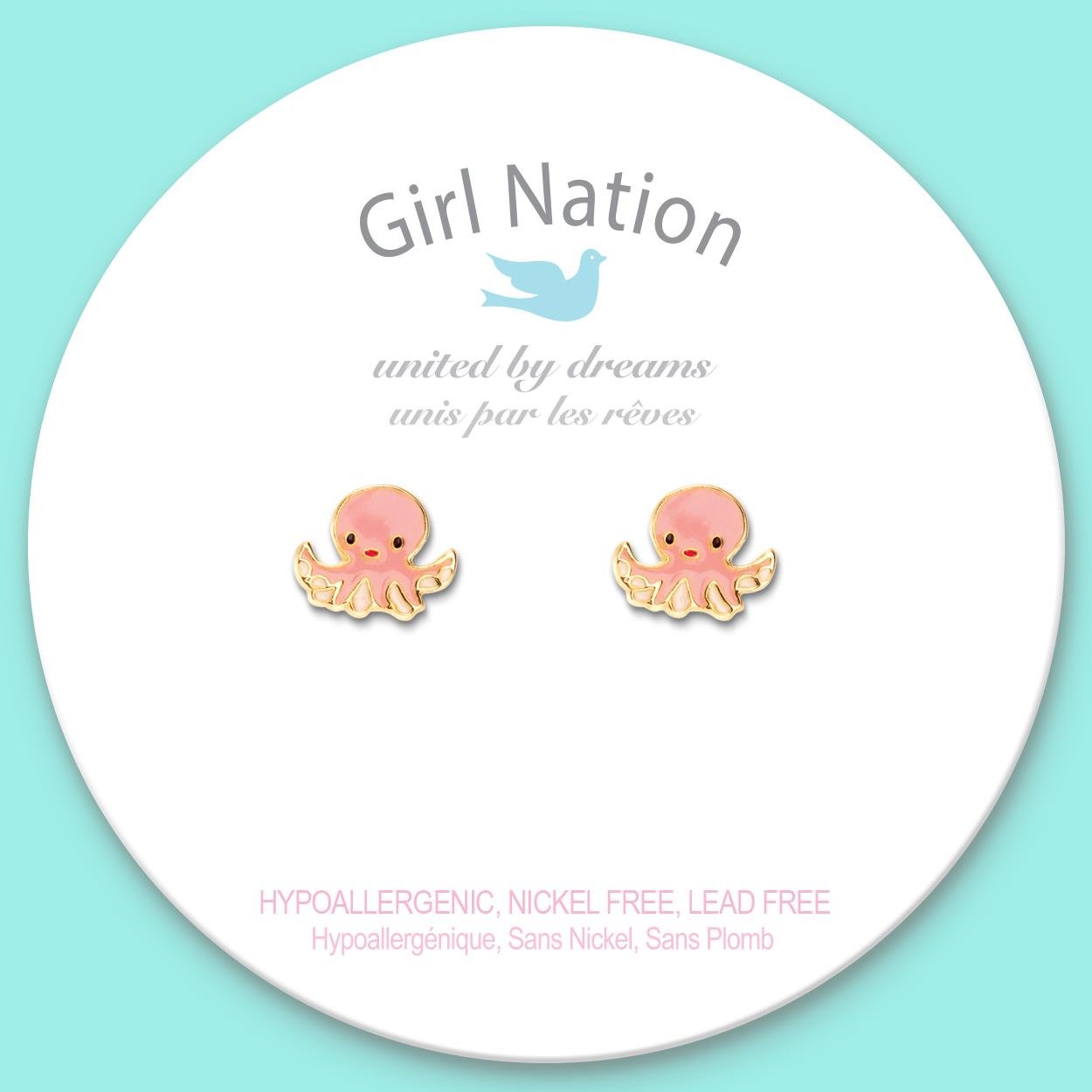 Girl Nation - Küpe - Obedient Octopus