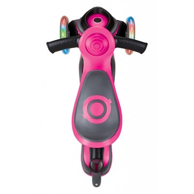 Globber Evo Go Up Comfort Işıklı Scooter - Pembe