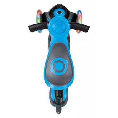 Globber Evo Go Up Comfort Işıklı Scooter - Mavi