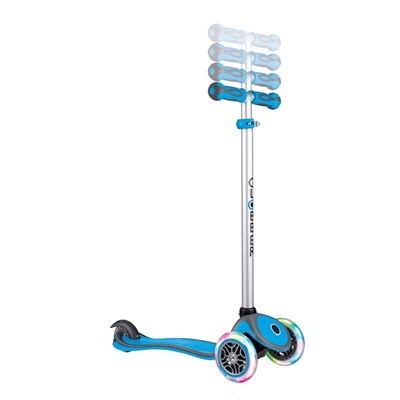 Globber Evo Go Up Comfort Işıklı Scooter - Mavi