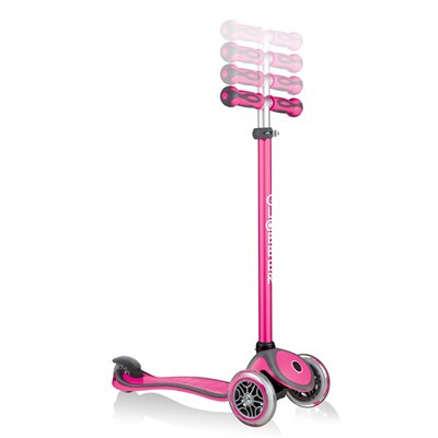 Globber Evo Go Up Comfort Scooter - Pembe