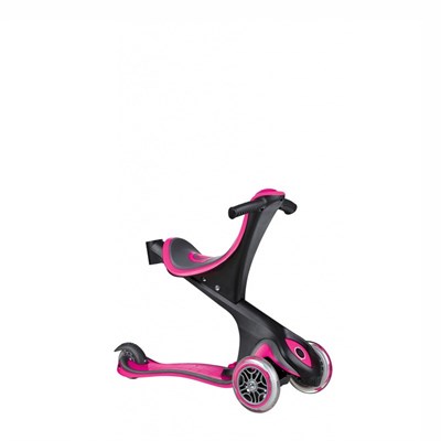 Globber Evo Go Up Comfort Scooter - Pembe