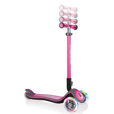 Globber Scooter Elite Deluxe Işıklı - Pembe