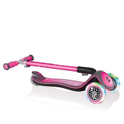 Globber Scooter Elite Deluxe Işıklı - Pembe