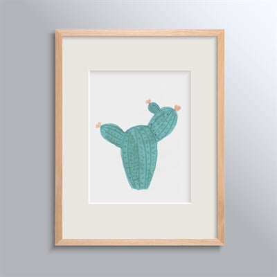 Happy Folks Çerçeveli Poster - Cactus No 3