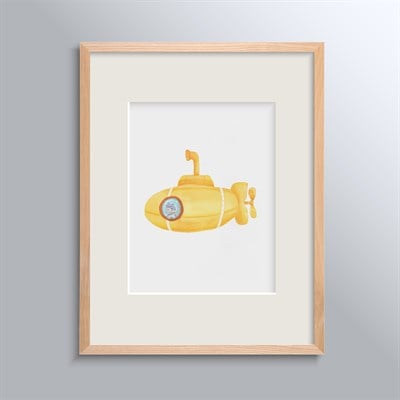 Happy Folks Çerçeveli Poster - Submarine