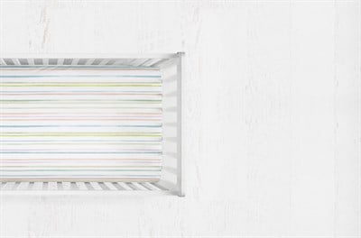 Happy Folks Lastikli Çarşaf - Happy Stripes