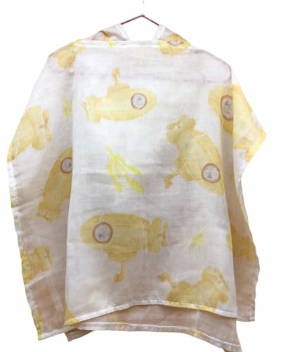 Happy Folks Müslin Panço - Yellow Submarine