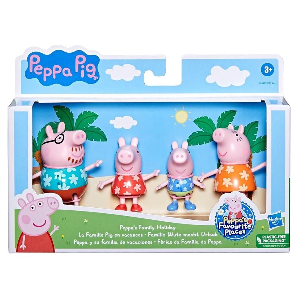 Hasbro - Peppa Pig ve Ailesi 4'lü Figür Seti