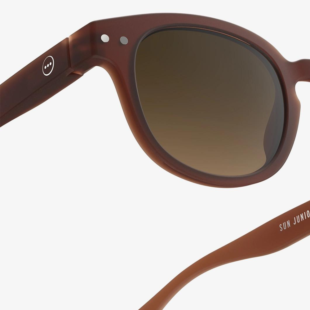 İzipizi Çocuk Güneş Gözlüğü #C 5-10 Yaş - Mahogany