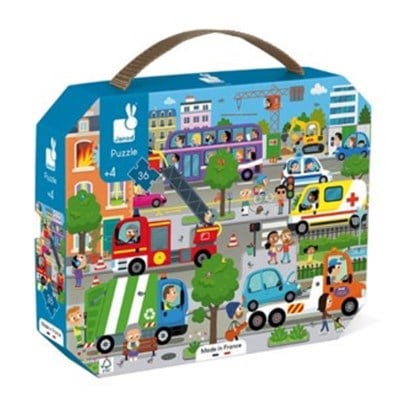 Janod 36 Parça Puzzle - Şehir