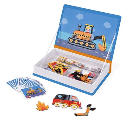 Janod Mıknatıslı Oyun Kitabı Araçlar