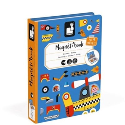 Janod Mıknatıslı Oyun Kitabı Araçlar