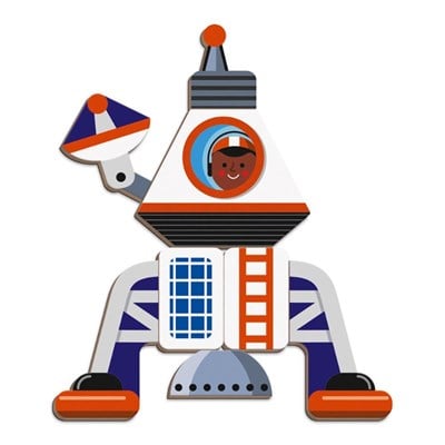 Janod Mıknatıslı Oyun Kitabı - Uzay