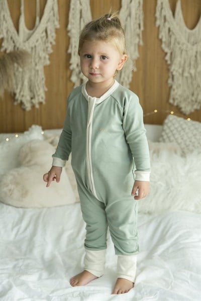 Kidzee Z-Suit Pure Sage Patikli Uzun Tulum (1.0 Tog)