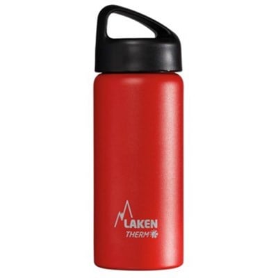 Laken Çelik Klasik Termos Şişe 0,50L - Kırmızı
