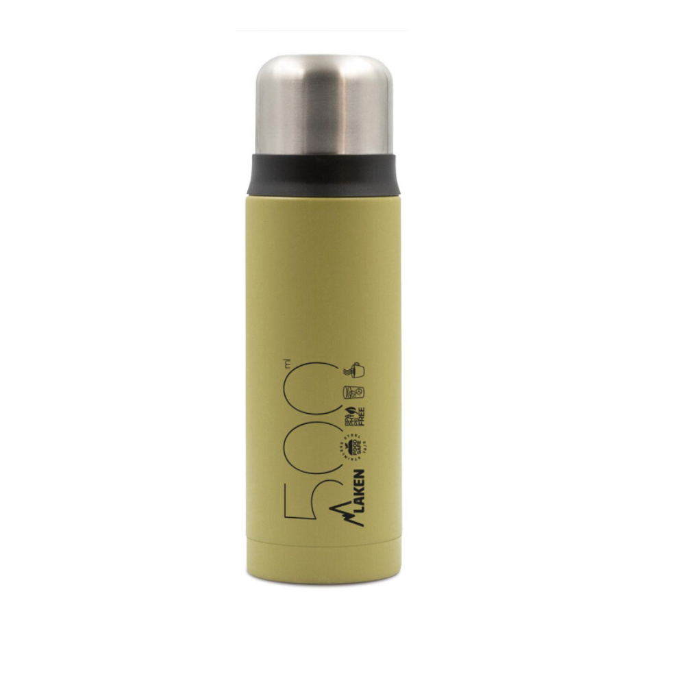 Laken Paslanmaz Çelik Termos 0.5 L - Haki