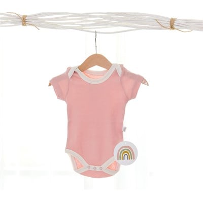 Little Basics Kısa Kollu Body - Blush
