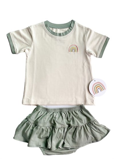 Little Basics Kısa Kollu Tshirt - Krem