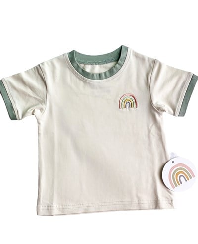 Little Basics Kısa Kollu Tshirt - Krem
