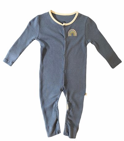 Little Basics Uzun Kollu Fitilli Tulum - Petrol