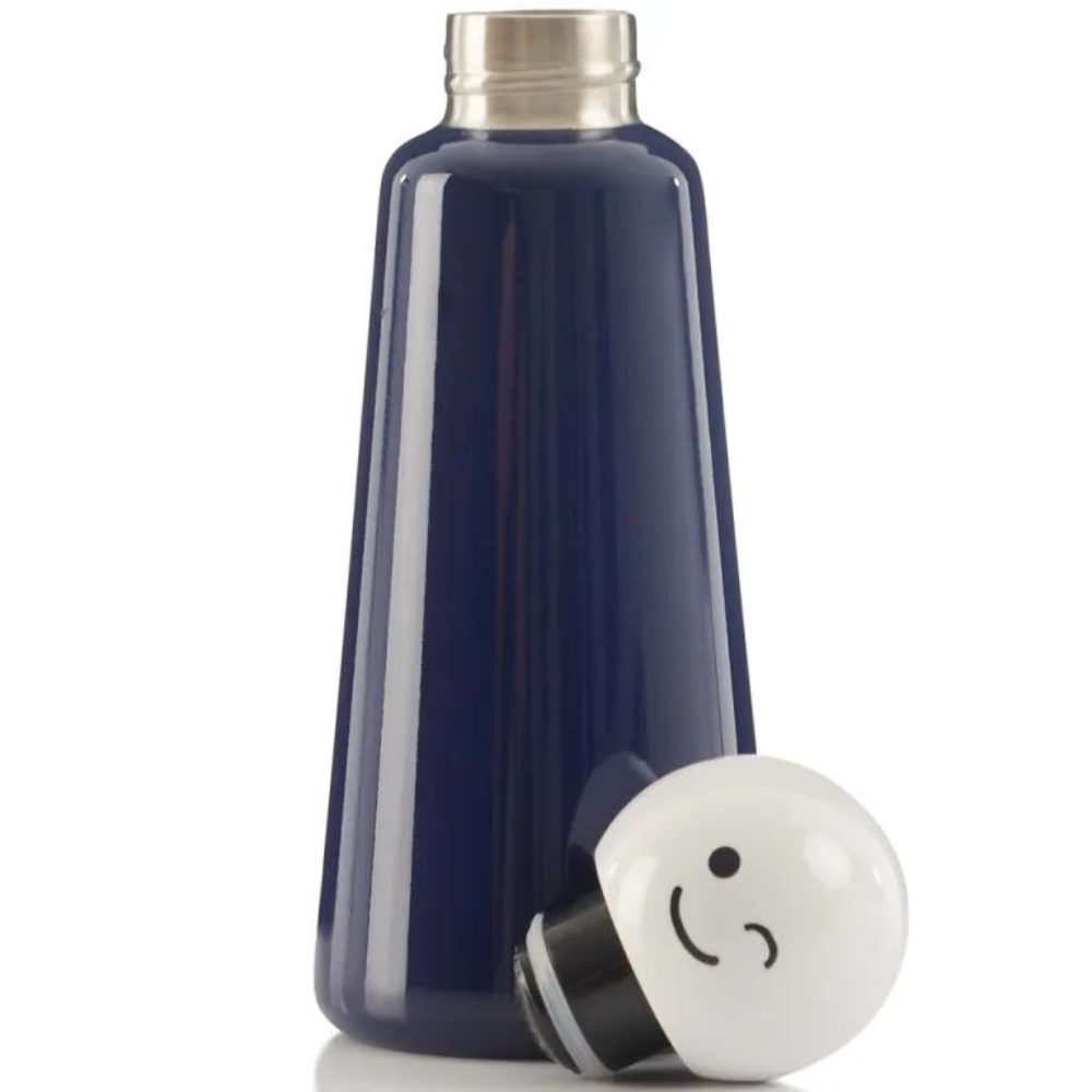 Lund London Skittle Water Bottle Termos 500ml - Indıgo-White Wink