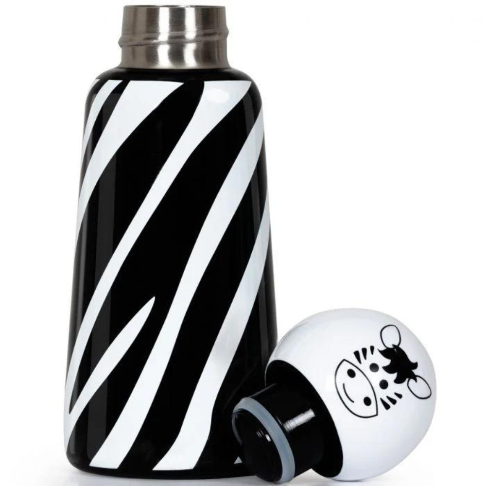 Lund London Skittle Water Bottle Termos 300ml - Zebra