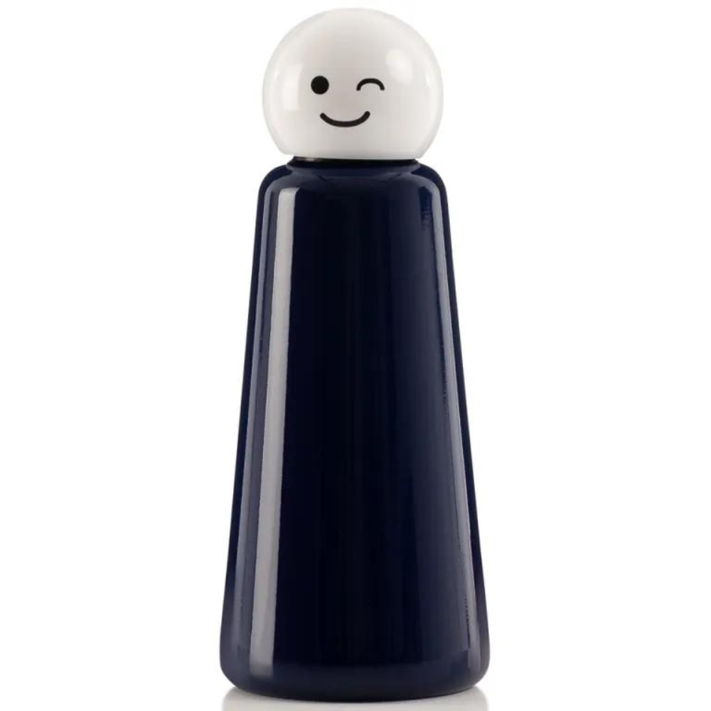 Lund London Skittle Water Bottle Termos 500ml - Indıgo-White Wink
