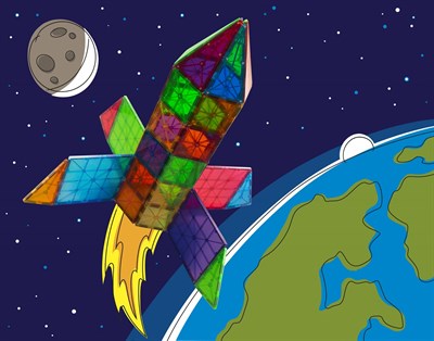 MagnaTiles Clear Color 100 Parça