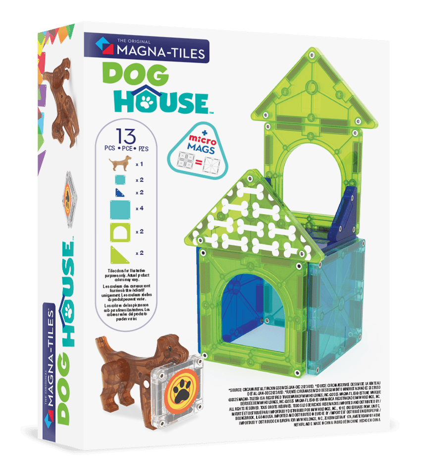 MagnaTiles Dog House - 13 Parça