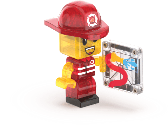 MagnaTiles Fire Station - 50 Parça