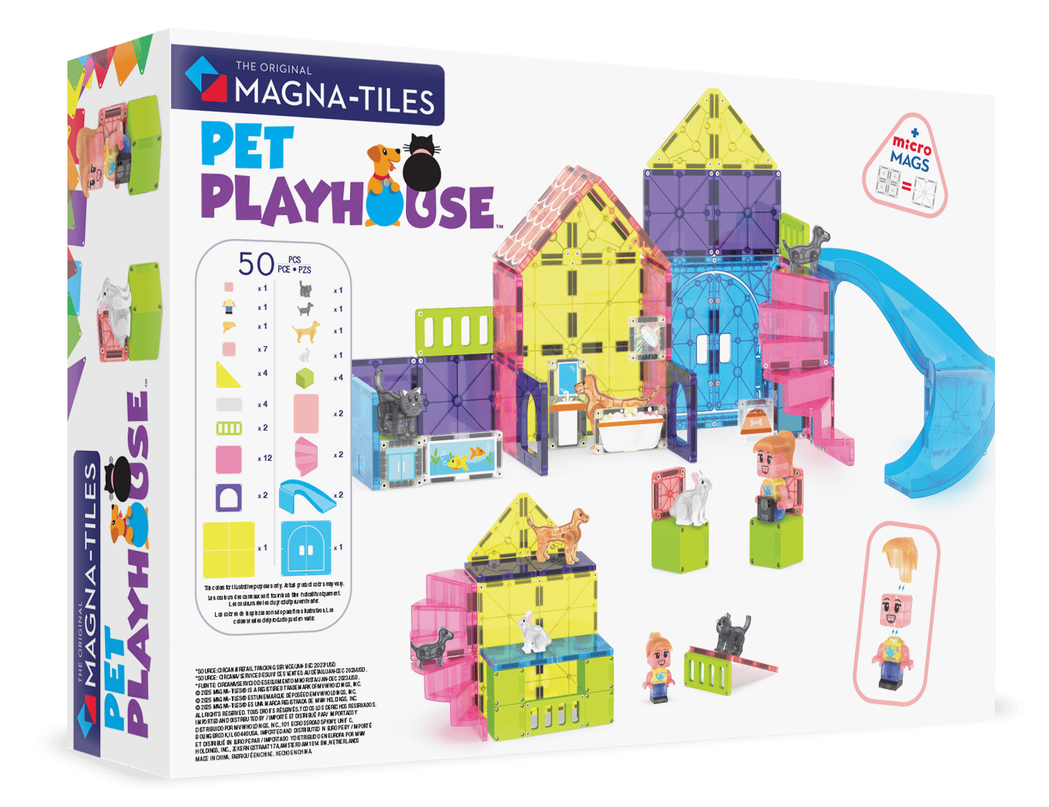 MagnaTiles Pet Playhouse - 50 Parça