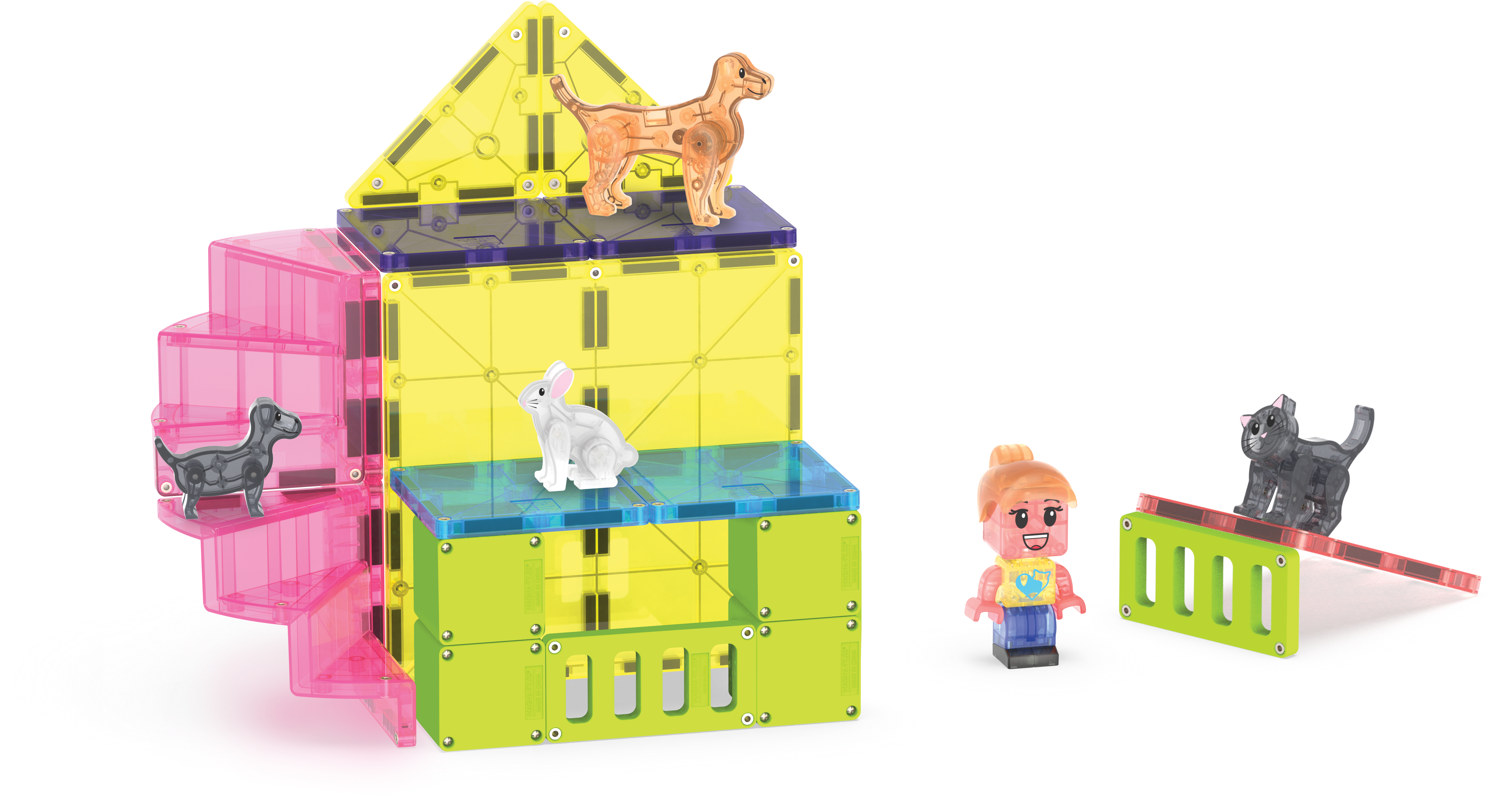 MagnaTiles Pet Playhouse - 50 Parça