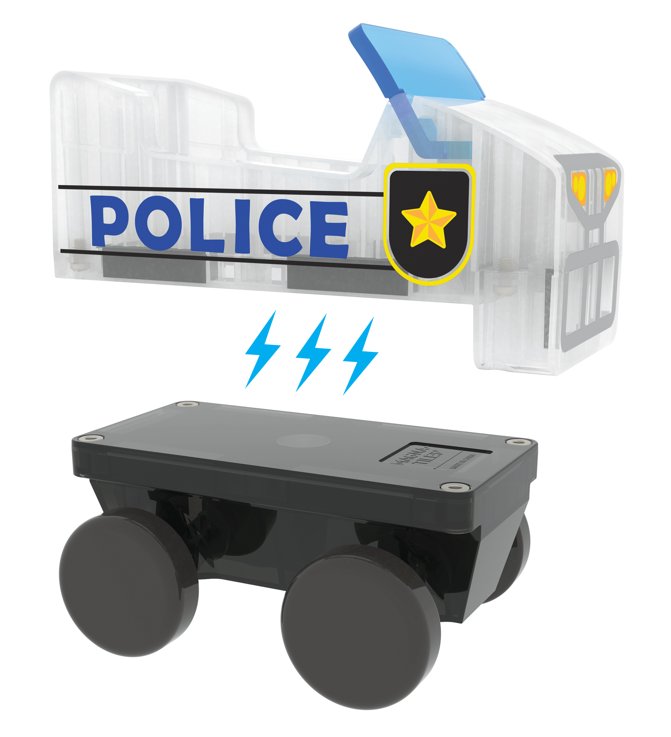 MagnaTiles Police Patrol - 20 Parça