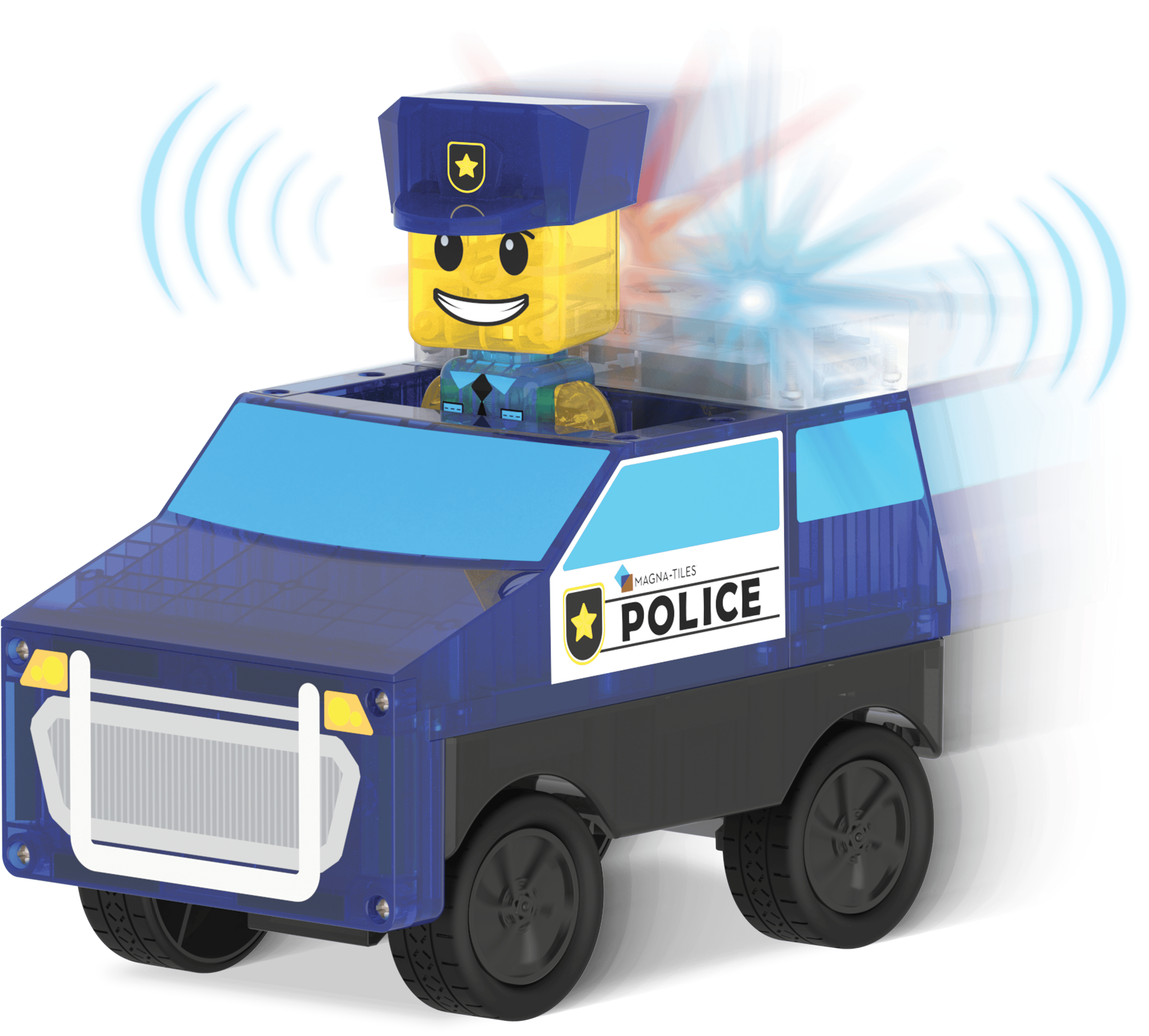 MagnaTiles Police Station - 35 Parça